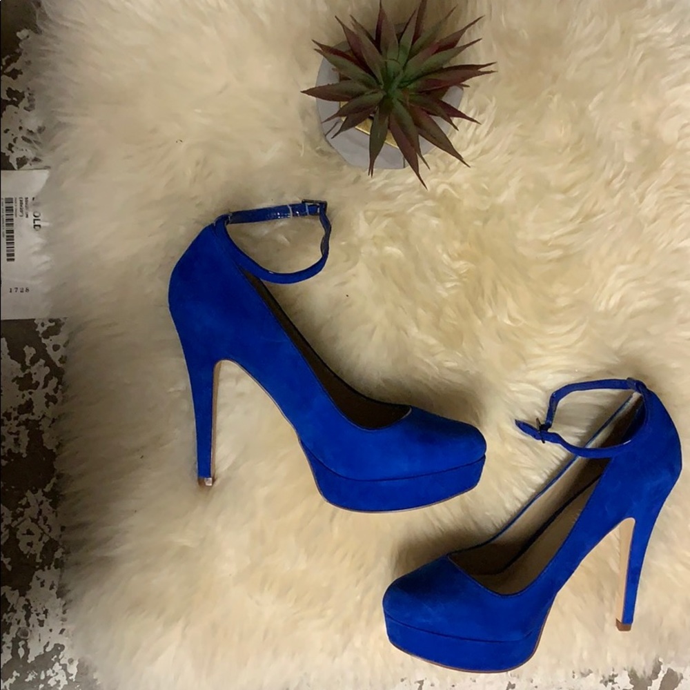 Blue Aldo Heels